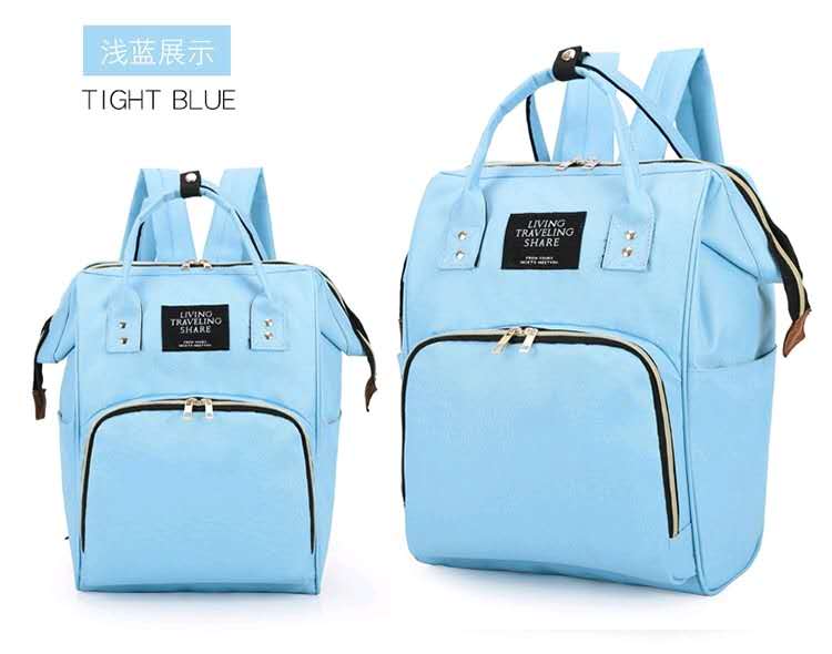 Mummy Bag Mother and Baby Large Capacity Backpack Fashion Bag Multi-Functional out Women's Bag Backpack Mother Light Travel Baby