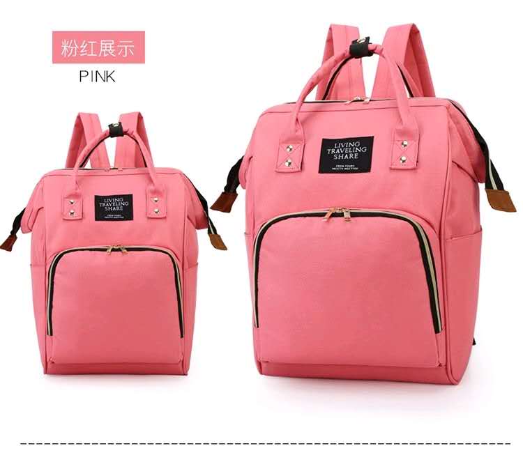 Mummy Bag Mother and Baby Large Capacity Backpack Fashion Bag Multi-Functional out Women's Bag Backpack Mother Light Travel Baby