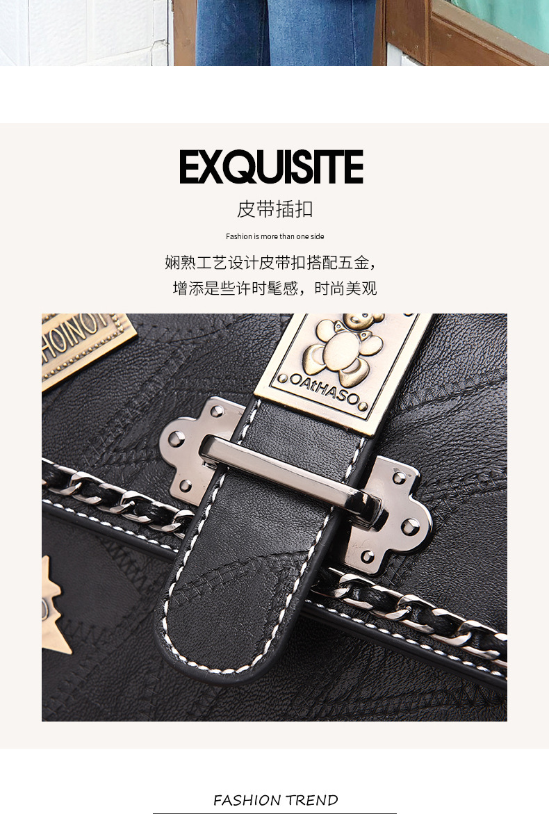 Factory Direct Sales Women's Handbag Women's Shoulder Bag Women's New Fashion Bag Schoolgirl Bag Wholesale