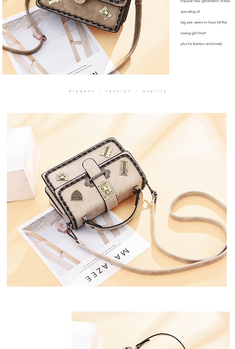 Factory Direct Sales Women's Handbag Women's Shoulder Bag Women's New Fashion Bag Schoolgirl Bag Wholesale