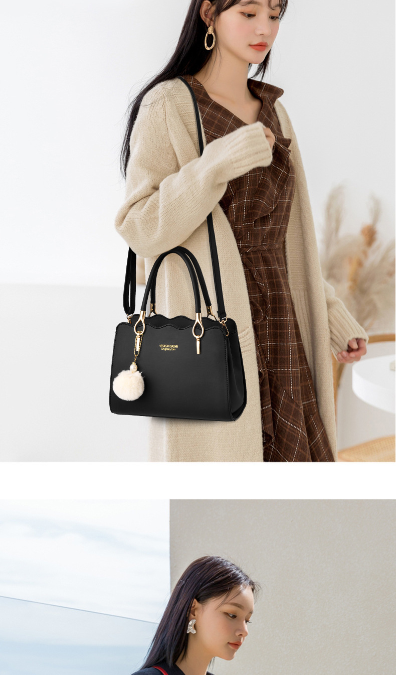 Factory Direct Sales Big Bag Women's Big Bag Shoulder Big Bag Women's Handbag Messenger Bag Fashion Bag New