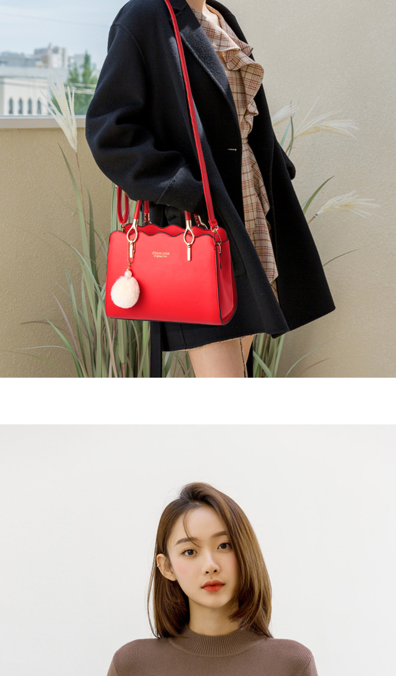 Factory Direct Sales Big Bag Women's Big Bag Shoulder Big Bag Women's Handbag Messenger Bag Fashion Bag New