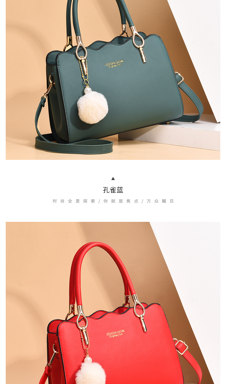Factory Direct Sales Big Bag Women's Big Bag Shoulder Big Bag Women's Handbag Messenger Bag Fashion Bag New