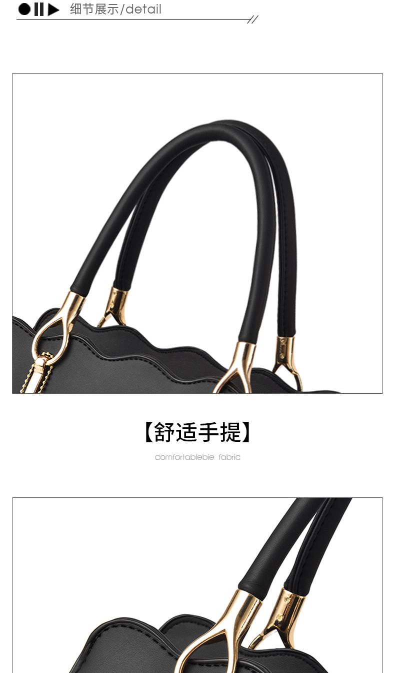 Factory Direct Sales Big Bag Women's Big Bag Shoulder Big Bag Women's Handbag Messenger Bag Fashion Bag New