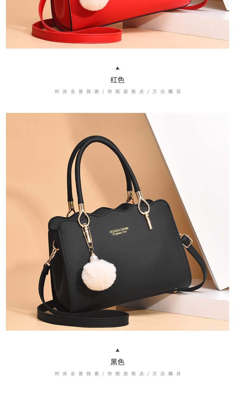 Factory Direct Sales Big Bag Women's Big Bag Shoulder Big Bag Women's Handbag Messenger Bag Fashion Bag New