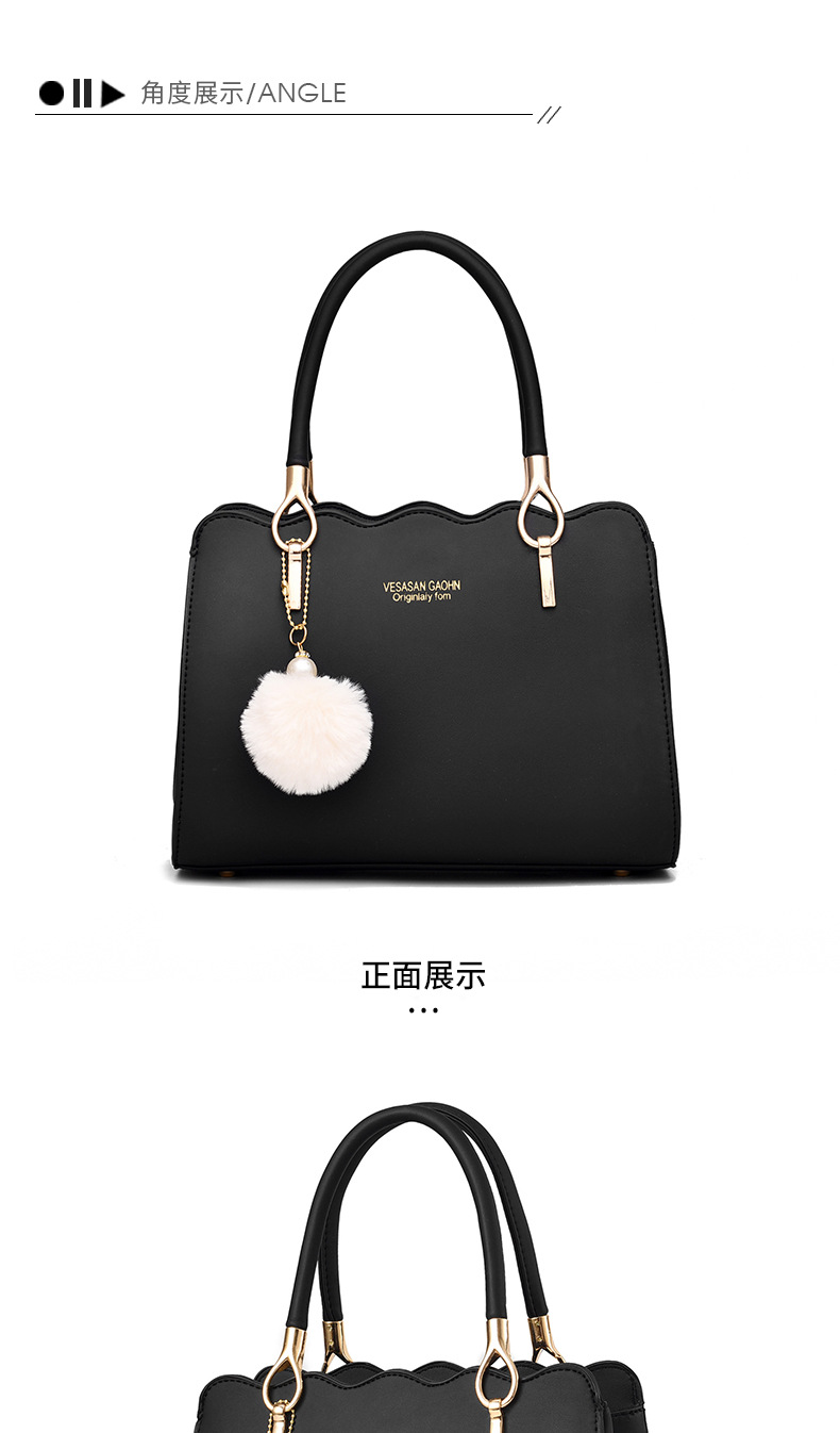 Factory Direct Sales Big Bag Women's Big Bag Shoulder Big Bag Women's Handbag Messenger Bag Fashion Bag New