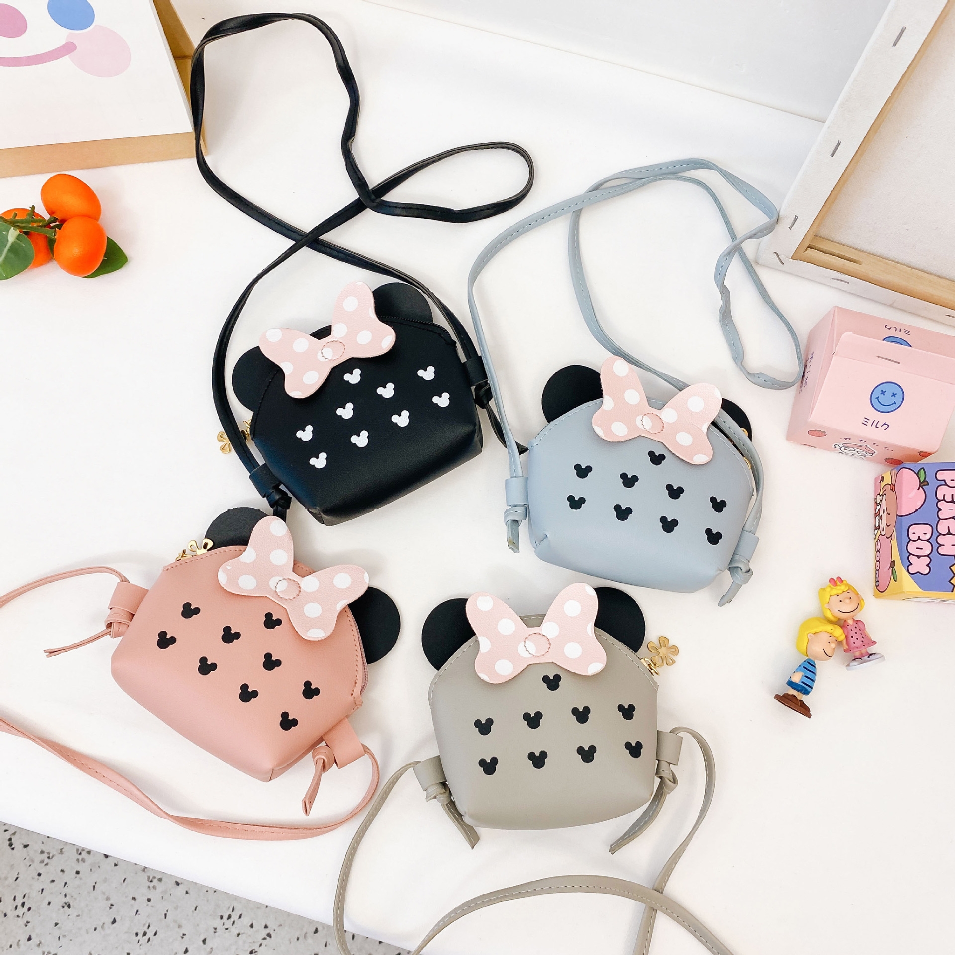 Lovely Bag Women&#039;s Bag 2020 New Korean Style Personalized Minority Cartoon Fashion Bag All-Match Shoulder Crossbody Children&#039;s Bags