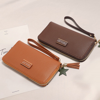 2021 New Korean Women's Wallet Long Women's Fashion Bag Rivet Buckle Wallet Card Holder Dinner Bag 2021 New Korean Women's Wallet Long Women's Fashion Bag Rivet Buckle Wallet Card Holder Dinner Bag