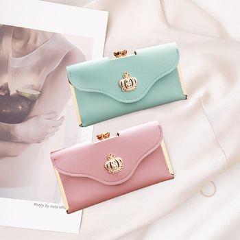 2021 New Korean Women's Wallet Long Women's Fashion Bag Rivet Buckle Wallet Card Holder Dinner Bag 2021 New Korean Women's Wallet Long Women's Fashion Bag Rivet Buckle Wallet Card Holder Dinner Bag