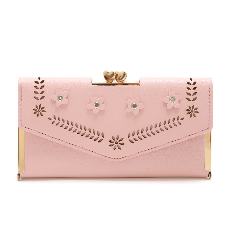 2021 New Korean Women's Wallet Long Women's Fashion Bag Rivet Buckle Wallet Card Holder Dinner Bag 2021 New Korean Women's Wallet Long Women's Fashion Bag Rivet Buckle Wallet Card Holder Dinner Bag