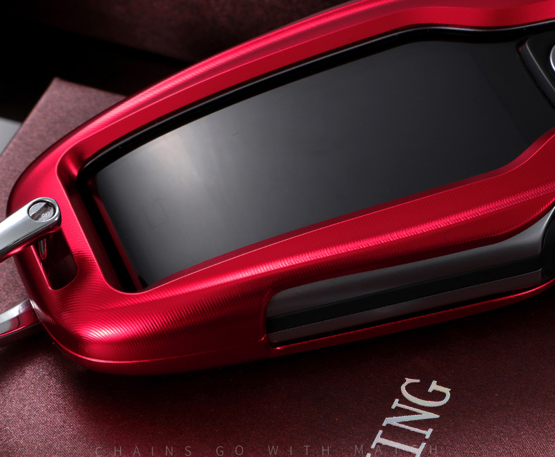 Suitable for BMW LCD Key Case 7 Series 5 Series Key Case Key Protector Bag Buckle Protective Shell Metal Aluminum Alloy