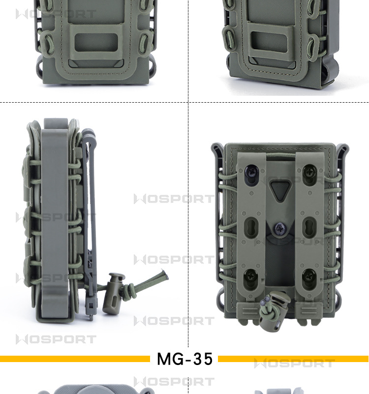 Wosport Factory Direct Sales Scorpion Soft Case Clip Box Cover 5.56 7.62 with Molle Connection Buckle Single Clip Sets Wosport Factory Direct Sales Scorpion Soft Case Clip Box Cover 5.56 7.62 with Molle Connection Buckle Single Clip Sets