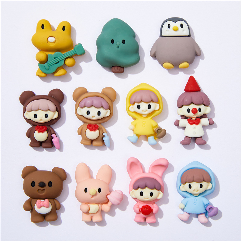 Zhuodawang Cartoon DIY Phone Case Resin Accessories Water Cup Decorative Material Hair Accessories Barrettes Patch Shoe Buckle Accessories
