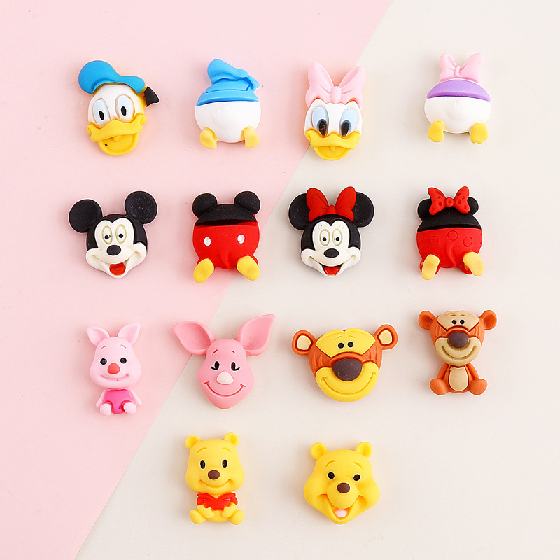 Frosted Cartoon Doll Cream Glue Phone Case Handmade DIY Resin Jewelry Accessories Hairpin Hair Accessories Shoe Buckle