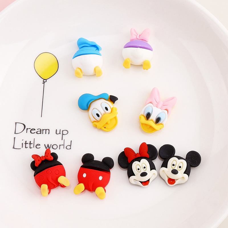 Frosted Cartoon Doll Cream Glue Phone Case Handmade DIY Resin Jewelry Accessories Hairpin Hair Accessories Shoe Buckle