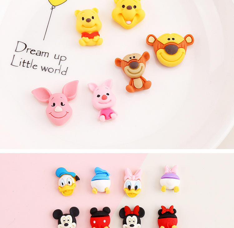Frosted Cartoon Doll Cream Glue Phone Case Handmade DIY Resin Jewelry Accessories Hairpin Hair Accessories Shoe Buckle