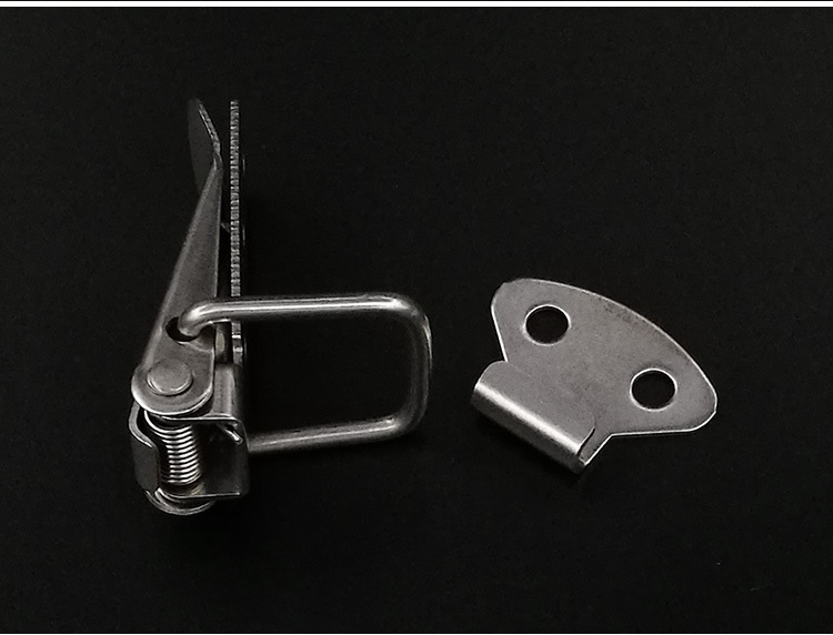 Duck Mouth Buckle Wire Bridge Buckle Stainless Steel Box Buckle with Spring Flight Case Buckle Instrument Box Box Buckle
