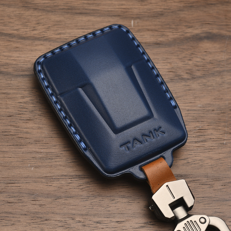 For Tank 300 Key Cover New Great Wall Tank Cyberranger off-Road Version Car Genuine Leather Bag Case Buckle