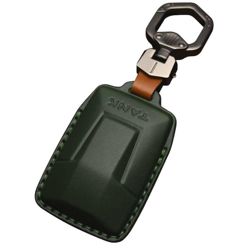 For Tank 300 Key Cover New Great Wall Tank Cyberranger off-Road Version Car Genuine Leather Bag Case Buckle