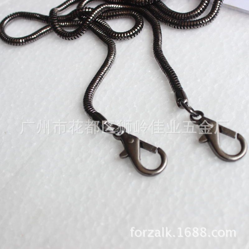 Bag Chain Box and Bag Hardware Accessories Phone Case Chain Lanyard 42 Circle Snake Bones Chain and Lobster Buckle 120cm Bag Chain Box and Bag Hardware Accessories Phone Case Chain Lanyard 42 Circle Snake Bones Chain and Lobster Buckle 120cm