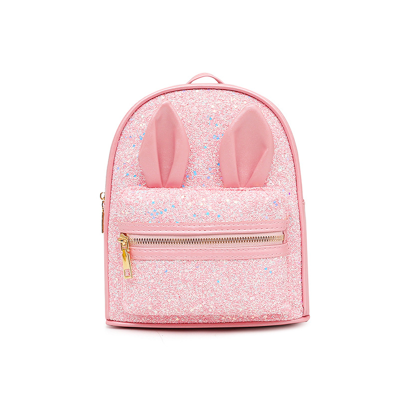 2021 New 2-8 Years Old Western Style Backpack Long Ears Cute Cartoon Bag Children&#039;s Bag Factory Wholesale