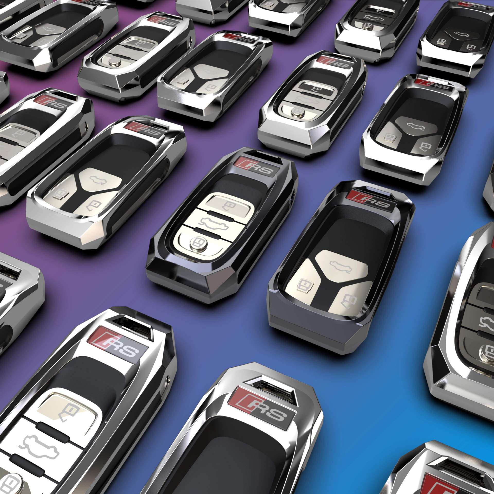 Suitable for Audi Key Case A6lq3 Car Modification A4L Protective Case A7 A3 Polo High-End Buckle A5 Bag