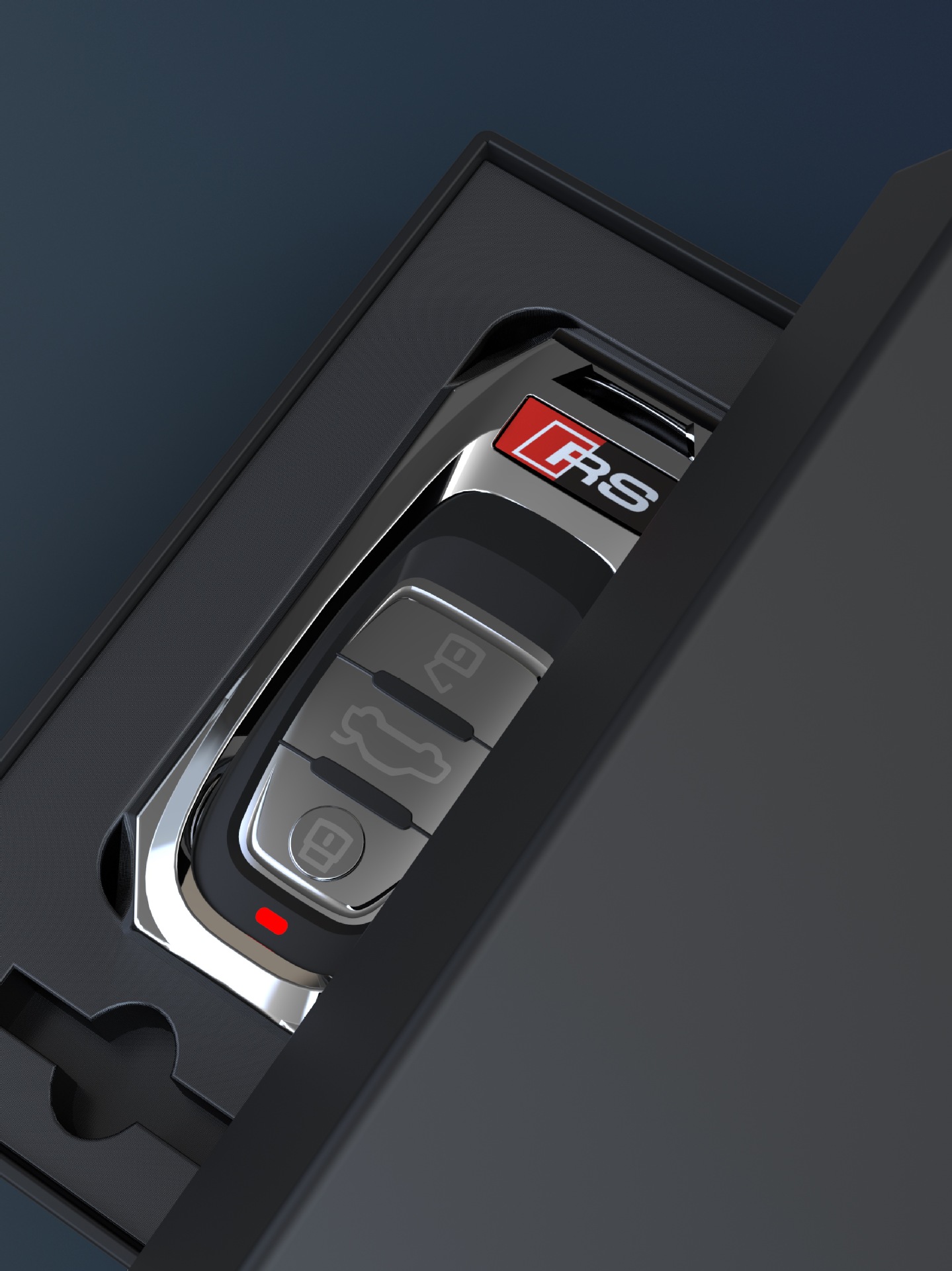 Suitable for Audi Key Case A6lq3 Car Modification A4L Protective Case A7 A3 Polo High-End Buckle A5 Bag