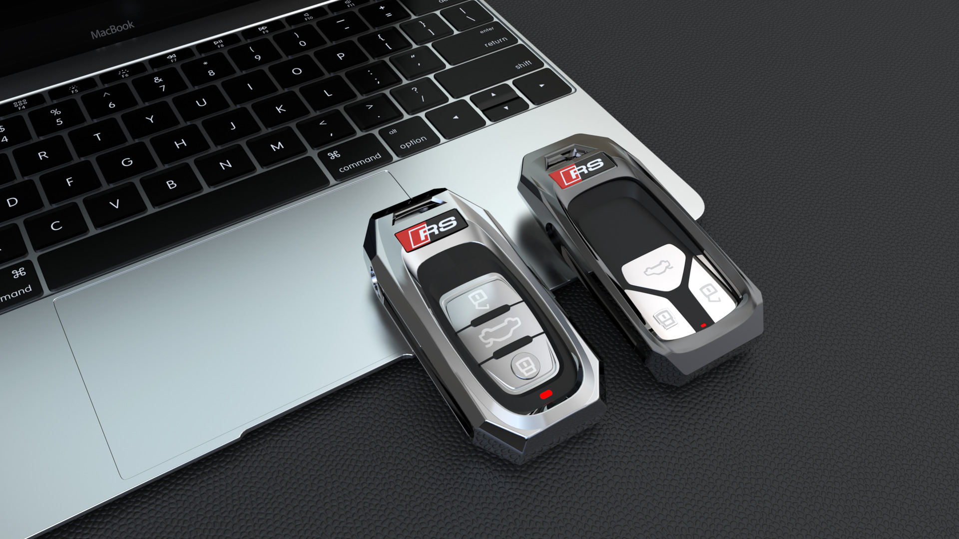 Suitable for Audi Key Case A6lq3 Car Modification A4L Protective Case A7 A3 Polo High-End Buckle A5 Bag