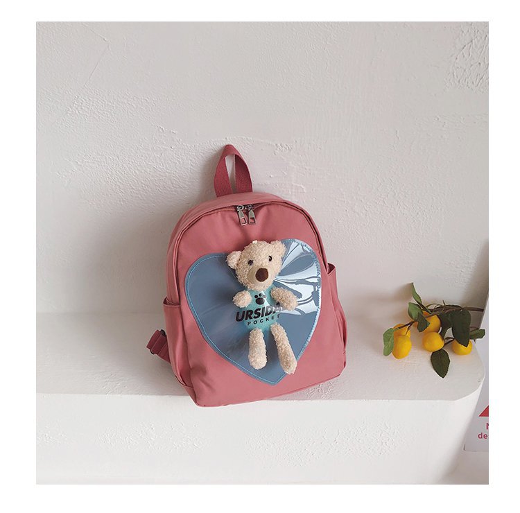Foreign Trade Children's Backpack 2021 New Korean Style Internet Celebrity Bear Small Backpack Cartoon Bag Kindergarten Backpack Wholesale