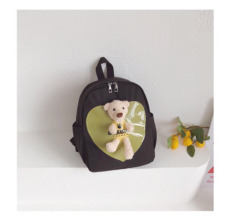 Foreign Trade Children's Backpack 2021 New Korean Style Internet Celebrity Bear Small Backpack Cartoon Bag Kindergarten Backpack Wholesale