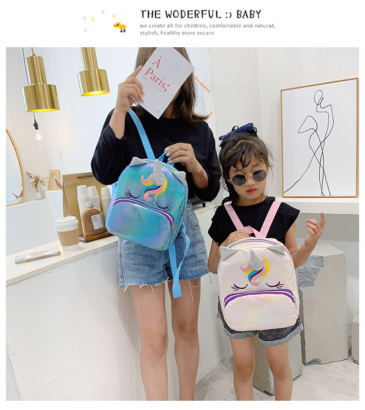 Kindergarten Backpack New Children's Children's Bag Backpack Unicorn Cartoon Bag Backpack Anti-Lost Children's Bag Parent-Child Bag Kindergarten Backpack New Children's Children's Bag Backpack Unicorn Cartoon Bag Backpack Anti-Lost Children's Bag Parent-Child Bag