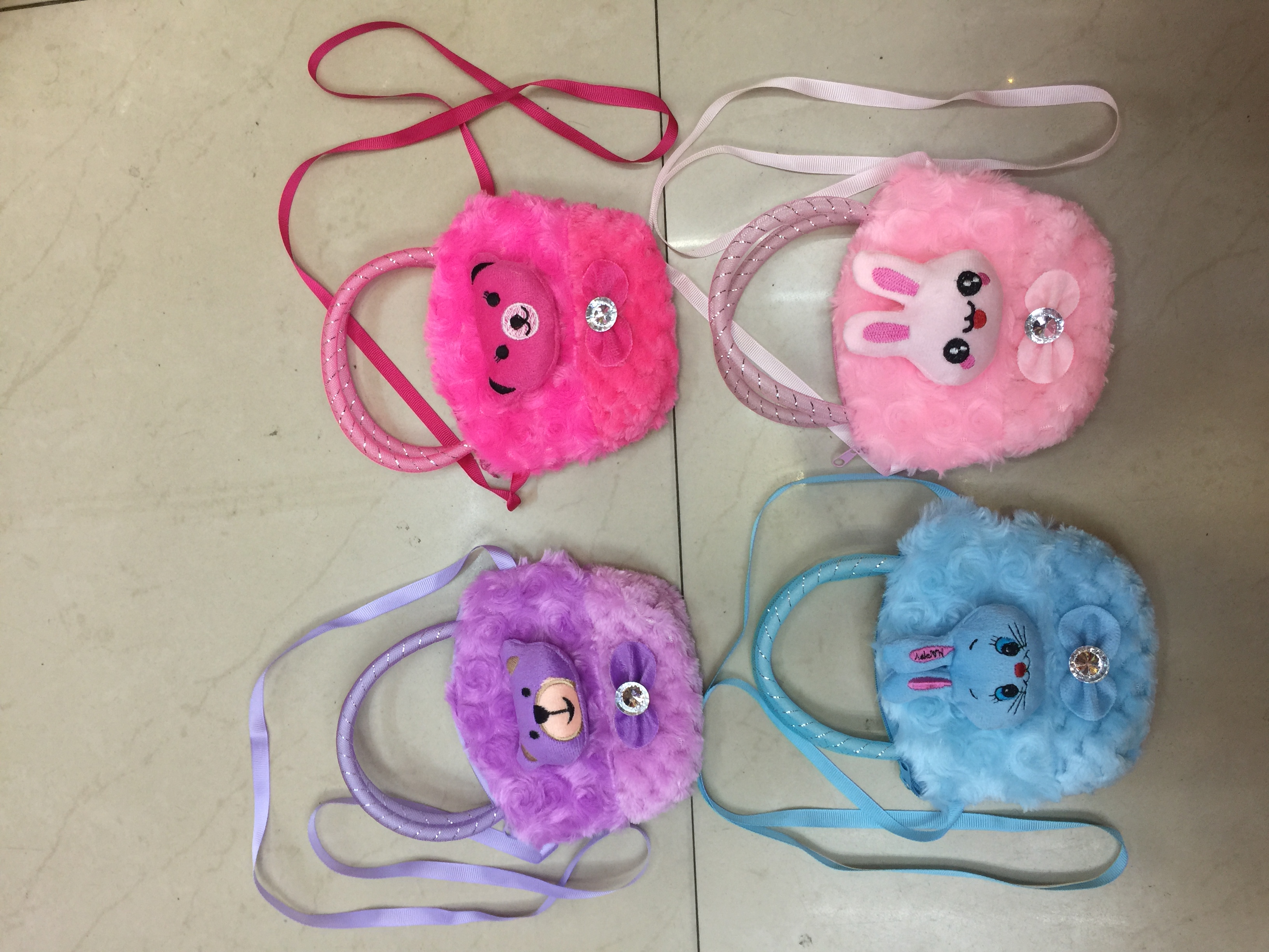 Plush toy bag handbag with crossbody bag and animal cartoon bag Plush toy bag handbag with crossbody bag and animal cartoon bag