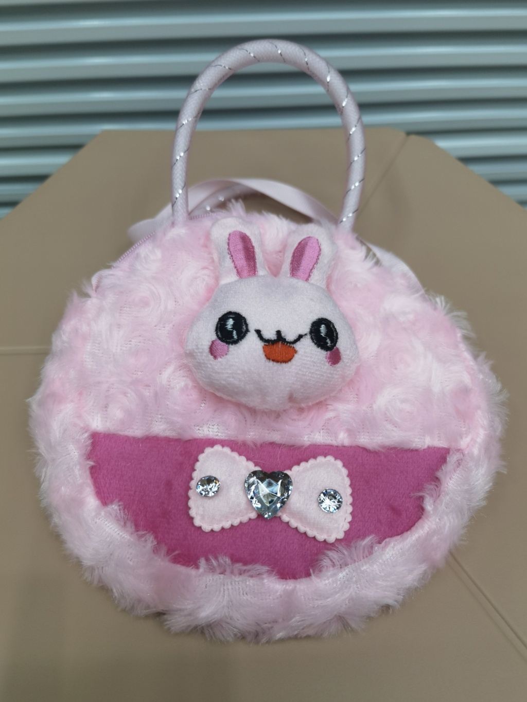 Plush Bag Children's Satchel Cartoon Bag Portable Messenger Bag Cartoon Animal Head Children's Single-Shoulder Bag