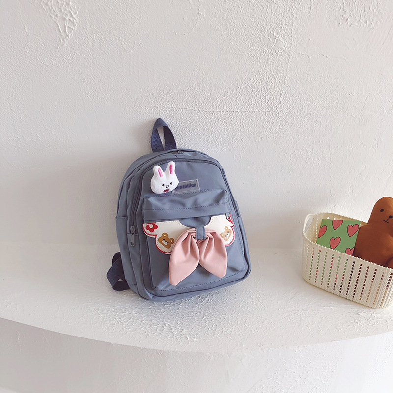Kindergarten Children Backpack 2021 New Cute Fashion Cartoon Bag Student Bow Girl Backpack Wholesale