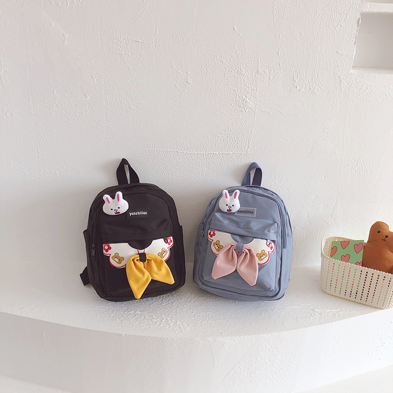 Kindergarten Children Backpack 2021 New Cute Fashion Cartoon Bag Student Bow Girl Backpack Wholesale