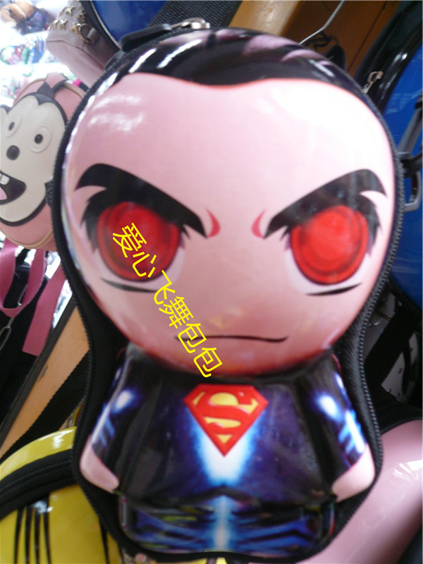 EVA Ultra Light Mini package explosion children Satchel 3D cartoon bag Captain America small yellow man Batman EVA Ultra Light Mini package explosion children Satchel 3D cartoon bag Captain America small yellow man Batman