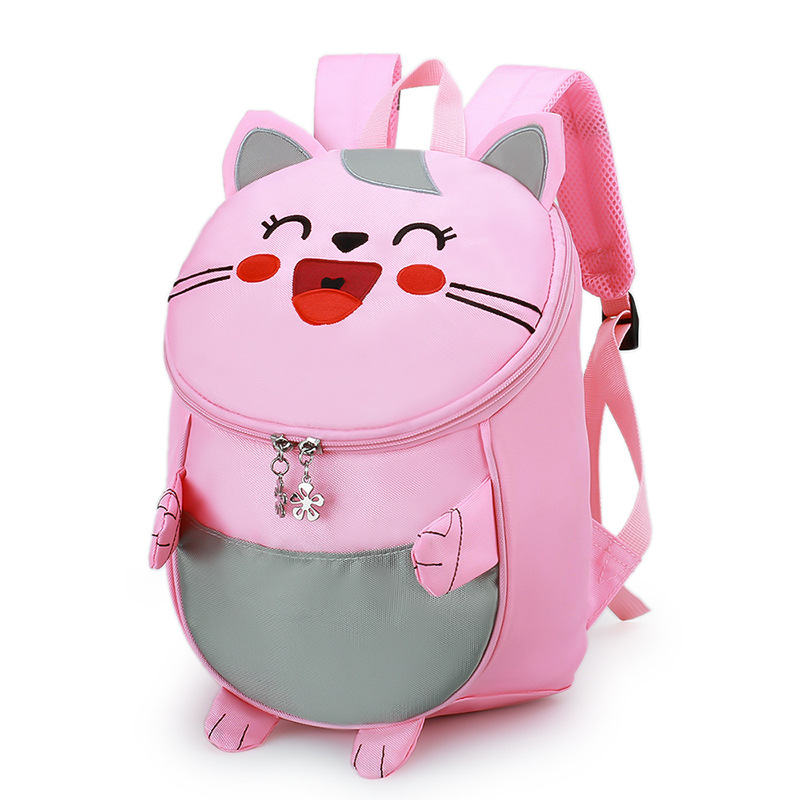 Kindergarten Backpack New Children&#039;s Children&#039;s Bag Backpack Korean Style Cartoon Bag Backpack Anti-Lost Children&#039;s Bag Factory Direct Sales