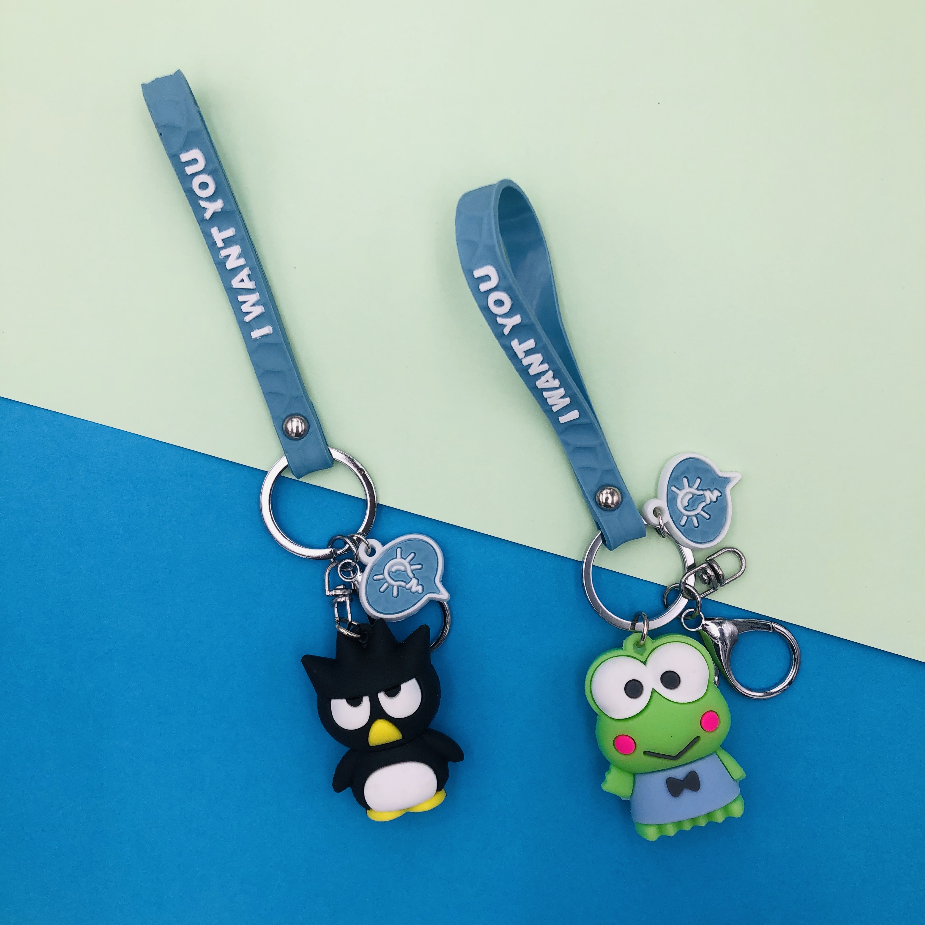 Internet Celebrity Figurine Doll Car Key Ring Female Cute Pendant Girly Heart Cartoon Bag Men&#039;s and Women&#039;s Ornaments Small Gift