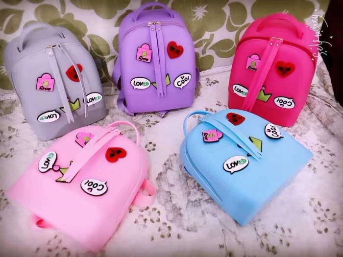 Children backpack jelly bag cartoon bag buckle buckle bag OPP bag Children backpack jelly bag cartoon bag buckle buckle bag OPP bag