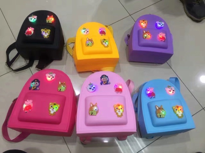 Children backpack jelly bag cartoon bag buckle buckle bag OPP bag Children backpack jelly bag cartoon bag buckle buckle bag OPP bag