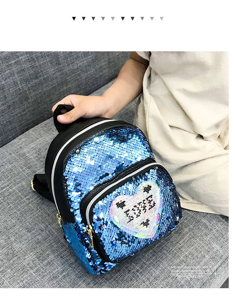 2021 New Kindergarten Pu Sequins Crossbody Sling/Backpack Three-Purpose Children Cartoon Bag Factory Wholesale 2021 New Kindergarten Pu Sequins Crossbody Sling/Backpack Three-Purpose Children Cartoon Bag Factory Wholesale