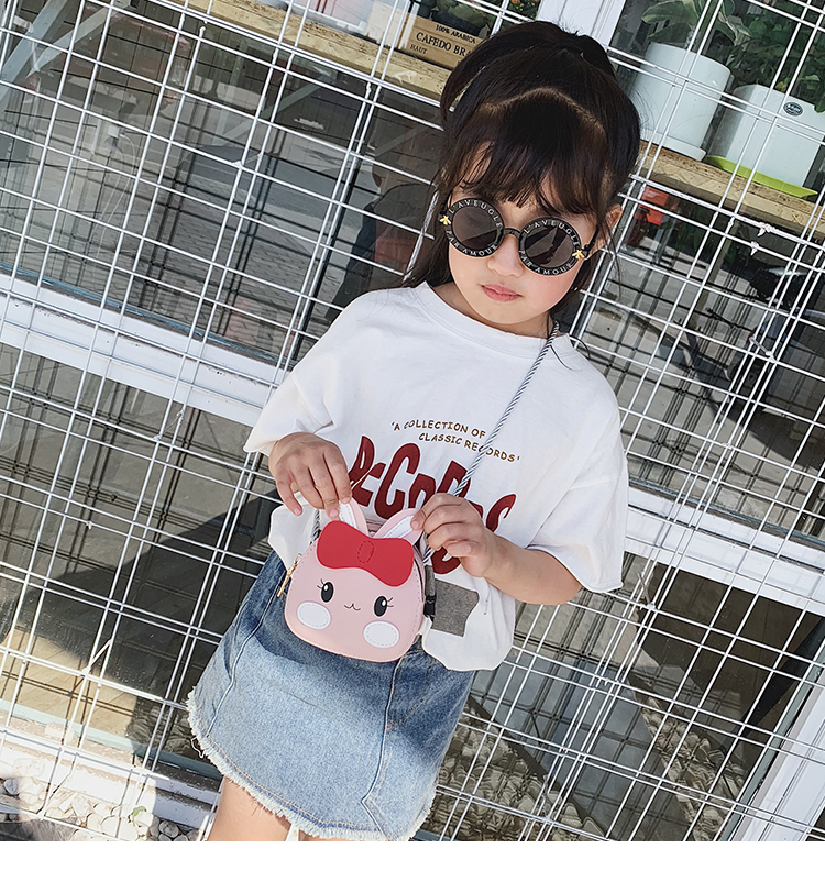 Children's Bag Baby Girl Fashion Shoulder Messenger Bag All-Match Cartoon Bag Change Princess Bag
