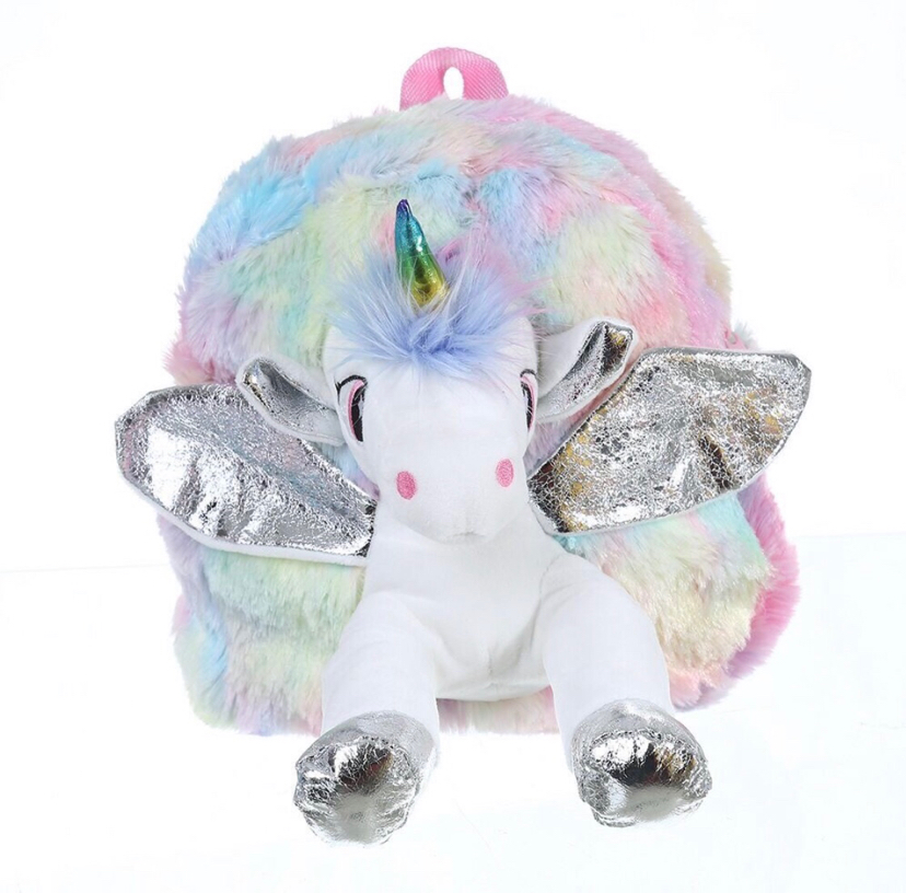 Plush Toy Bag Toy Bag Unicorn School Bag Plush Unicorn Backpack Backpack Children School Bag Cartoon Bag