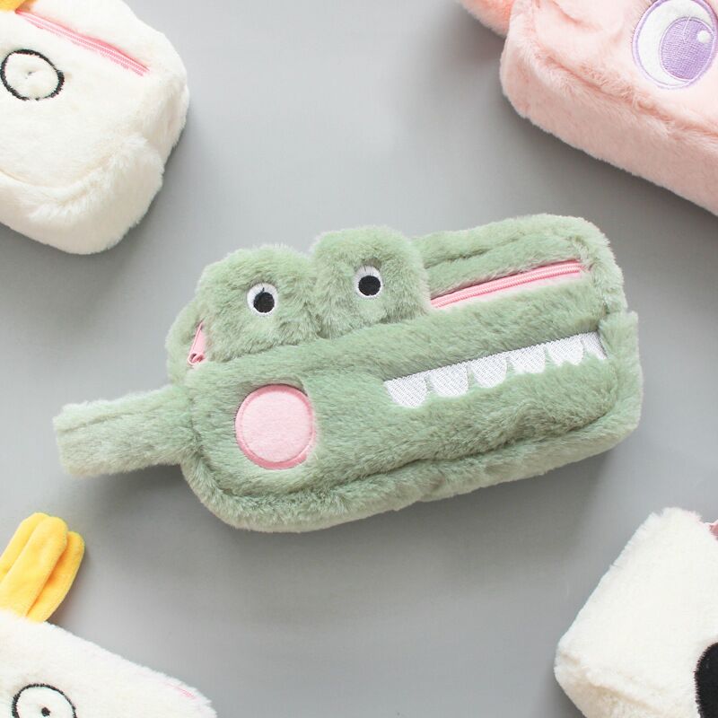 Maomao pen bag cartoon large capacity pen bag student writing case Korea cute cartoon bag