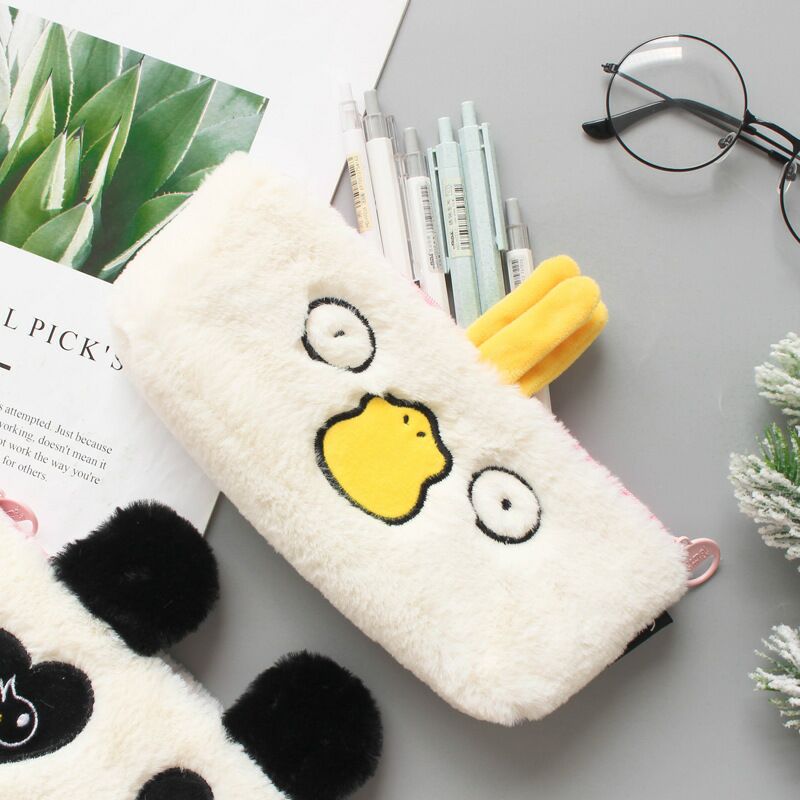 Maomao pen bag cartoon large capacity pen bag student writing case Korea cute cartoon bag