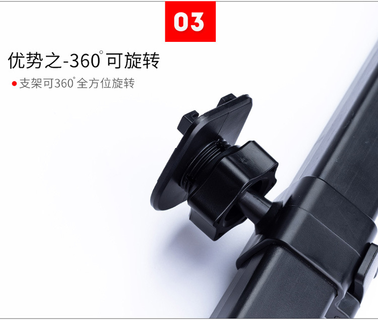 Cross-Border Car Phone Holder iPad Tablet Holder Universal Back Pillow Seat Car Phone Holder Telescopic