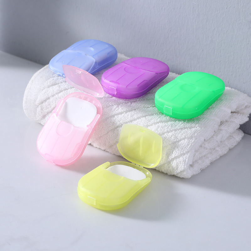 Disposable Soap Slice Hand Washing Tablet Disinfection Cleaning Mouse Box Portable Disinfection Tablet Soap Flake