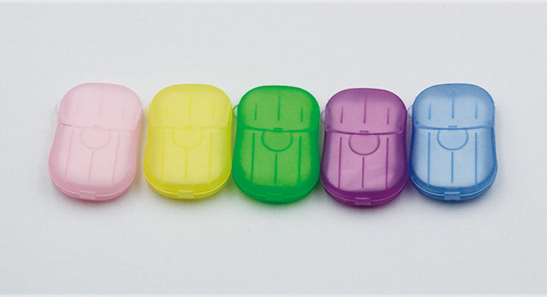 Disposable Soap Slice Hand Washing Tablet Disinfection Cleaning Mouse Box Portable Disinfection Tablet Soap Flake