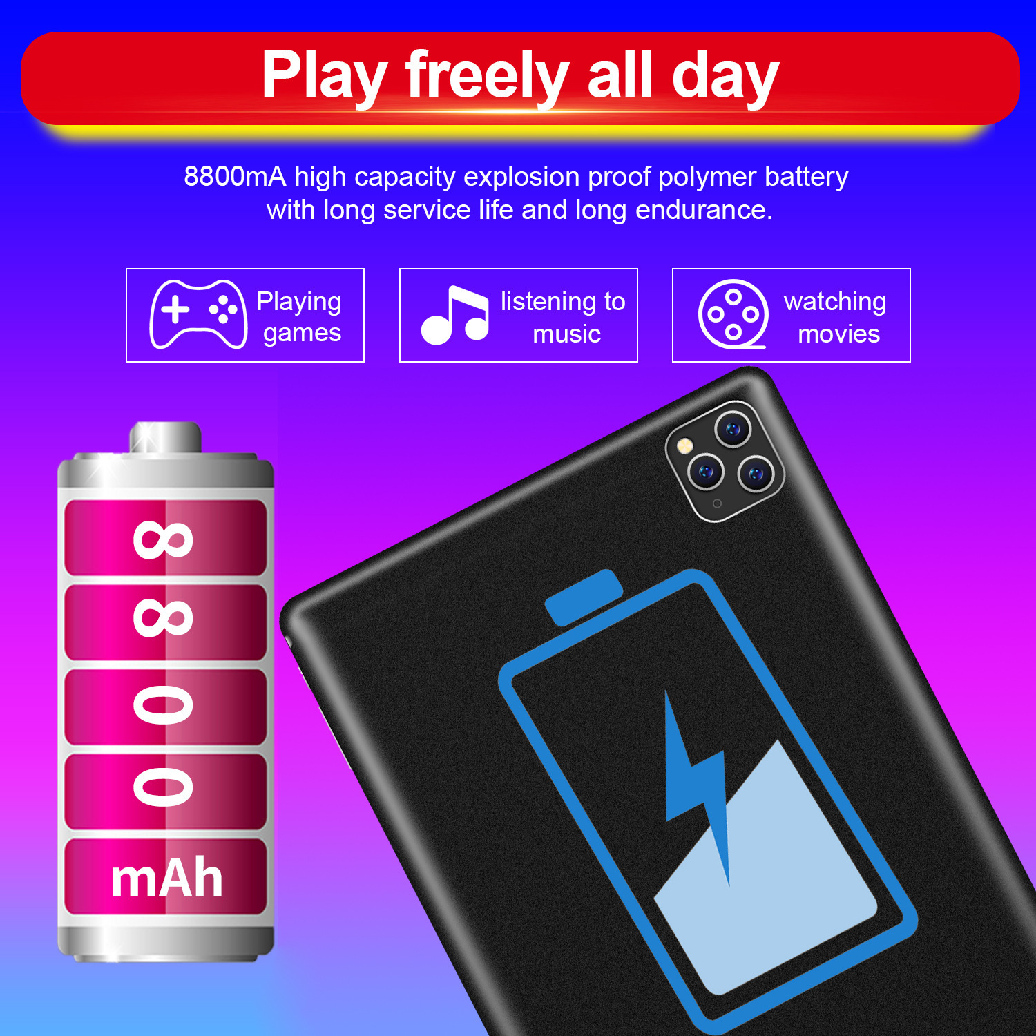 Tablet Computer CrossBorder ECommerce Foreign Trade IPS Screen GPS Bluetooth Dual Card 3G Call Powerful Manufacturer