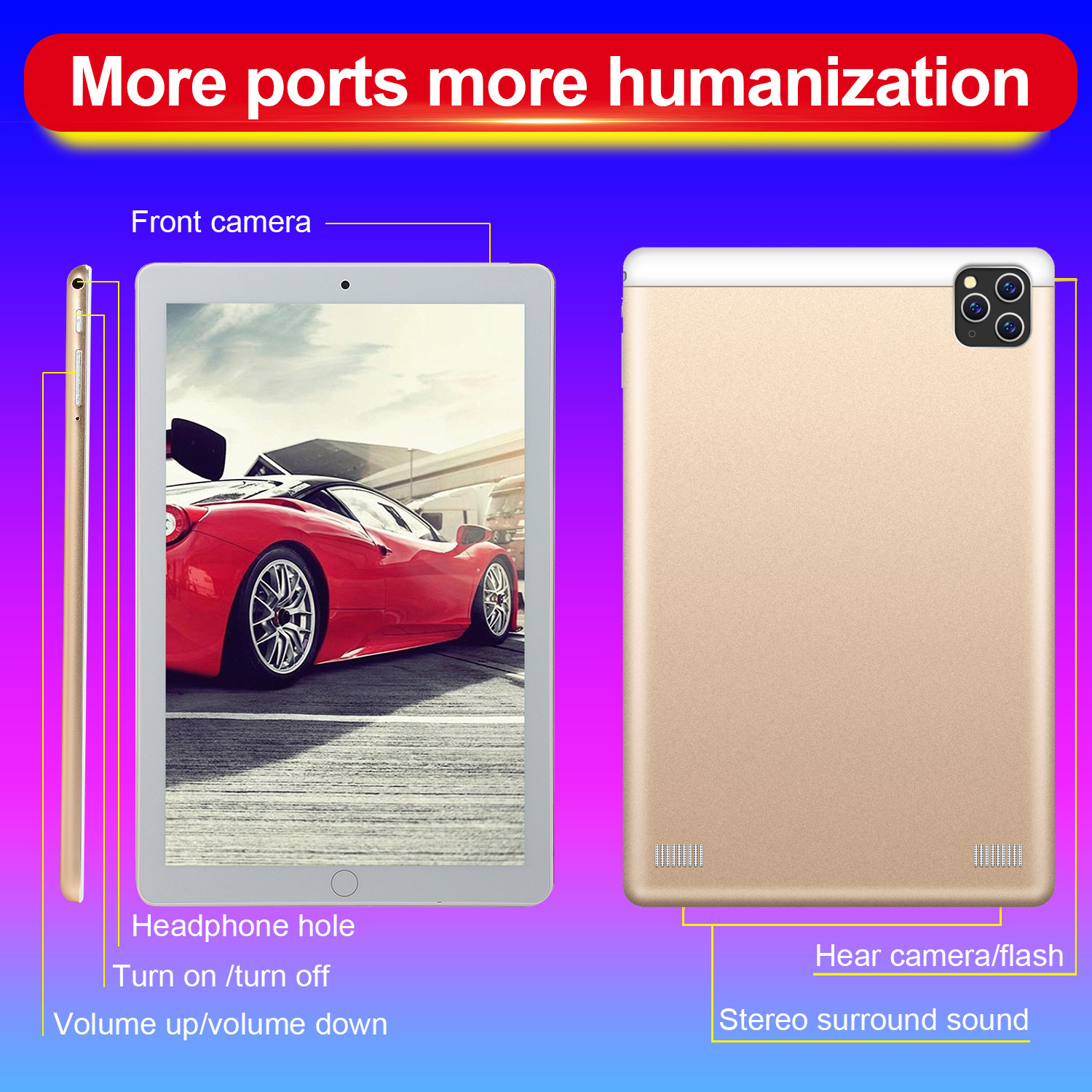 Tablet Computer CrossBorder ECommerce Foreign Trade IPS Screen GPS Bluetooth Dual Card 3G Call Powerful Manufacturer